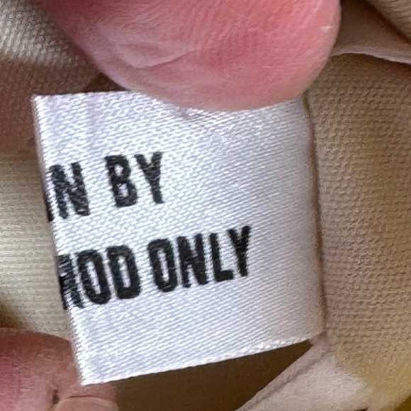 GDT Too NWOT Vintage Cream Rabbit Fur Vest Sz M - Picture 9 of 9